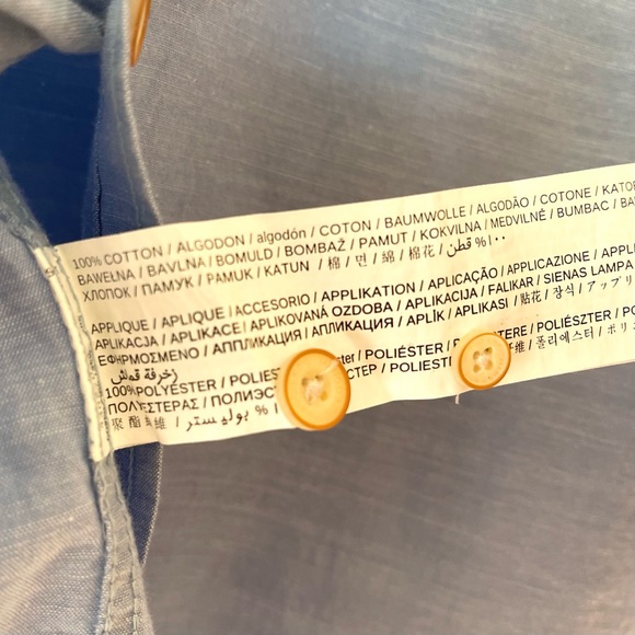 Mango Kids Boys Long Sleeve Button Down Shirt, Size 9/10 years - Picture 4 of 6